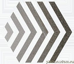 Vives Seine Hexаgono Lacroix Gris Серый Матовый Керамогранит 23x26,6 см