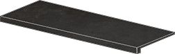 Italon Surface Steel Scalino Angolare Sinistro Nat Rett Ступень угловая левая 33x120 см