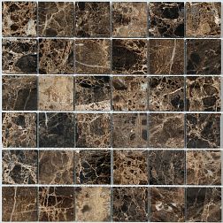 NS-mosaic Stone series КP-757 Камень полированный Коричневая Мозаика 29,8х29,8 (4,8х4,8) см