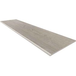 Estima Soft Wood SF03 Grey Серая Матовая Ступень с насечками 30х120 см