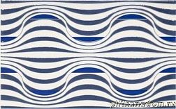 Paradyz Vivian Blue Fala Декор 25х40 см