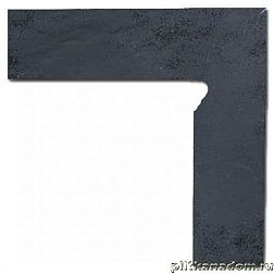 Paradyz Semir Grafit Цоколь правый (B+A)30х8,1х1,1 см