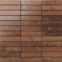 Apavisa Metal Copper Lapp Mosaico 2,5х10 Мозаика 29,75х29,75 см