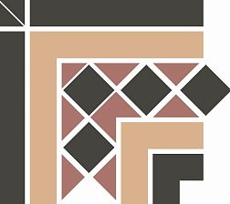 Top Cer Tallinn Corner Бежевый Матовый Угол 16,6x16,6 см