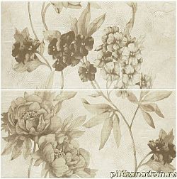Paradyz Inspiration Beige Kwiat Панно 60x60 (из 2-х плиток) см