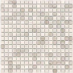 Caramelle Pietrine 7 мм Travertino Silver Pol Мозаика 30,5х30,5х0,7 (1,5х1,5) см