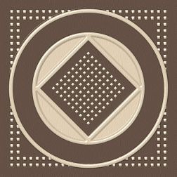 Estima Декоративная вставка Macedonia Beige Коричневая Неполированная 5,8x5,8 см