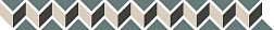 Top Cer Inver London Border Микс Матовый Бордюр 5,3x41,3 см