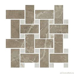 Kerama Marazzi Серенада T038-SG6541 Бежевый Темный Мозаичный Декор 32х32 см