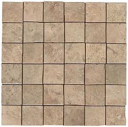 Atlas Concorde Aix Beige Mosaico Tumbled (A0T0) Неглазурованный керамогранит 30х30 см