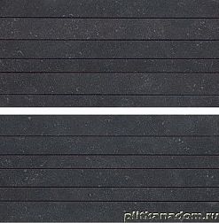 Atlas Concorde Seastone Black Mosaico Linea Mix2 Мозаика 30х60 см