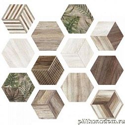 ITT Ceramic Africa Hexa Керамогранит (12 видов) 23,2x26,7 см