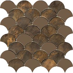 L Antic Colonial Drop Mosaics Copper Brushed Мозаика 29,6x29,5 см