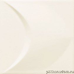 Tubadzin Colour 2018 White STR 2 Настенная плитка 14,8х14,8 см