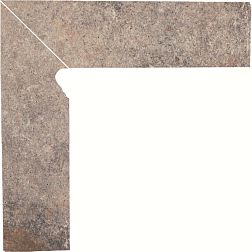 Paradyz Viano Grys Mat Плинтус левый 8,1x30 (Из двух частей) см