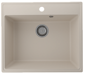 Ulgran Quartz Forte 580-02, лен Мойка кухонная 50х20