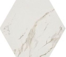 Casalgrande Padana Marmoker Statuario Oro Esagono Lucido Декор 51,9х30 см