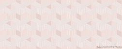Azori Lounge Blossom Geometria Розовый Глянцевый Декор 20,1х50,5 см
