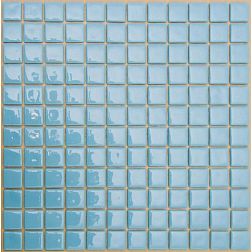 MVAPrintMosaic Мозаика стеклянная Моно 25FL-M-044 Голубой 31,5х31,5 см