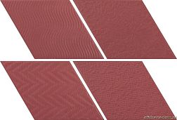 Equipe Rhombus 21312 Red Керамогранит 14x24 см