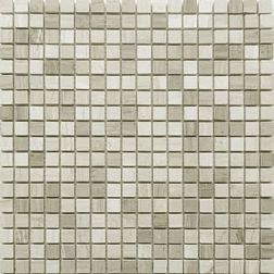 Caramelle Pietrine 4мм Travertino Silver Мозаика 30,5x30,5 (1,5х1,5) см