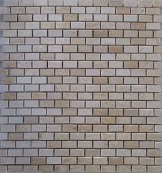 Tonomosaic Мозаика из камня CFS 871-12P Бежевая Полированная Мозаика 30х30 (1,2х2,5) см