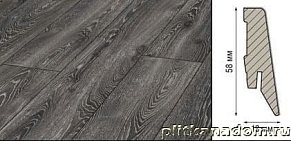 Плинтус Kronotex Ktex1 МДФ 58x19 мм D 4798