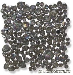 Giaretta Мозаика Стеклянная Black Moon на бумаге 26,6х26,6 см
