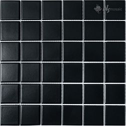 NS-Mosaic Porcelain series P-528 Керамика Матовая Черная Мозаика 30,6х30,6 (4,8х4,8) см