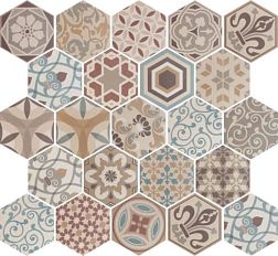Equipe Hexatile Harmony Colour Керамогранит 17,5х20 см