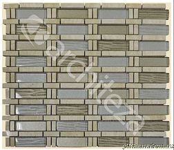 Architeza Pantheon PAN_ ANT_225 Стеклянная мозаика 30х30 разноформатная см