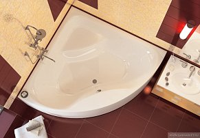 Alpen Indiana Акриловая ванна с фронтальной панелью 140