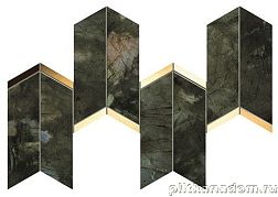 Atlas Concorde Marvel Dream Chevron Brasil Green Мозаика 17x41,4 см