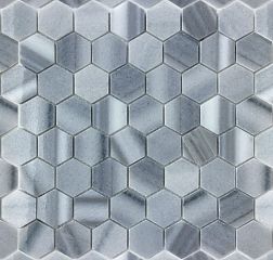 Caramelle Pietrine Hexagonal Cristallino Striato Pol Серая Полированная Мозаика 29,2x29,8x0,7 (2,3x4) см