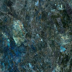 Geotiles Labradorite Blue Super Polished Синий Глянцевый Ректифицированный Керамогранит 120х120 см