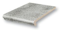 Stroeher Keraplatte Roccia 840 Grigio Ступень - флорентинер 34х29,4 см