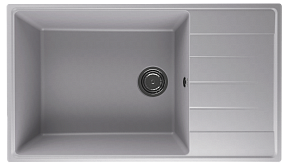 Ulgran Quartz Prima 860-04, платина Мойка кухонная 50х22