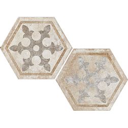 Ceramica Fioranese Heritage Deco Exagona Texture 1 Nat Керамогранит 34,5х40 см