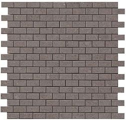 Atlas Concorde Kone grey mosaico brick Керамогранит 30,4x30,4 см