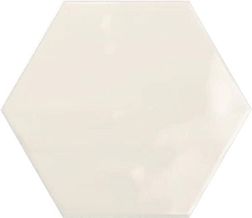 Ribesalbes Geometry Hex Ivory Glossy Бежевая Глянцевая Настенная плитка 15х17,3 см