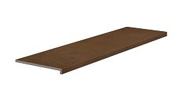 Exagres Cosmos Peld. Recto Corten C-1 Коричневая Матовая Ступень фронтальная 33x120 см