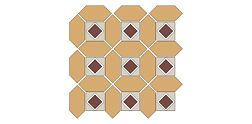 Top Cer Estoril Yellow Sheet Микс Матовая Мозаика 30,1x30,1 см