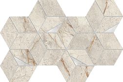 Atlas Concorde Marvel Diva White Everest Hex Lapp. Серая Мозаика 23,3х40,3 см