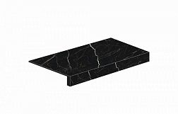 Atlas Concorde Russia Allure Империал Блэк Черная Матовая Ступень Фронтальная 33x120 см