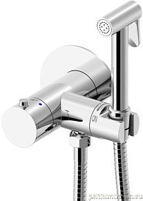 Allen Brau Thermo Rund 5.60001-00 Смеситель с гигиеническим душем хром (с внутренней частью)