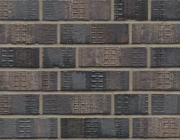 Muhr Nr. 05KS Eisenschmelz-Schwarzbraun Kohle Spezial Клинкерный кирпич DF 24x11,5x5,2 см