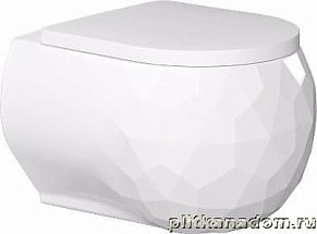 Bien Pent 72KAP52N1BM Безободковый подвесной унитаз с гигиеническим покрытием с функцией биде и HARO сиденьем дюропласт