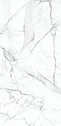 Flavour Granito Carara Strek Glossy Белый Полированный Керамогранит 60x120 см