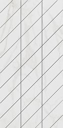 Ametis Supreme Gold Фальшмозаика SM02 Corner Белый Неполированный Декор Правый 29,8x59,8 см