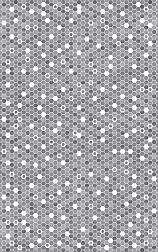 Unitile (Шахтинская плитка) Лейла 03 Настенная плитка Серый низ 25х40 см
